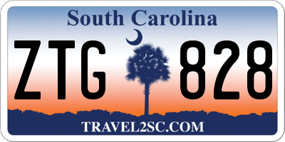 SC license plate ZTG828