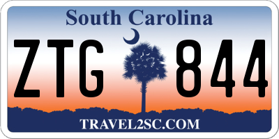 SC license plate ZTG844