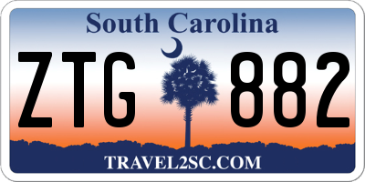 SC license plate ZTG882