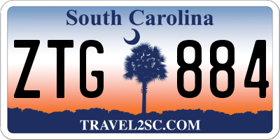 SC license plate ZTG884