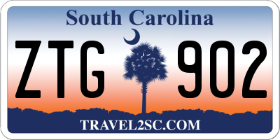 SC license plate ZTG902