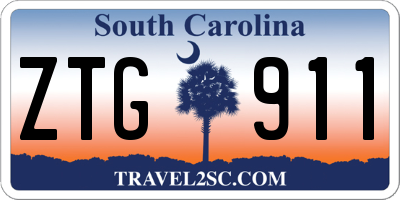SC license plate ZTG911
