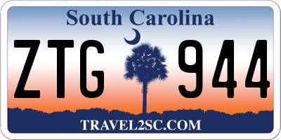 SC license plate ZTG944