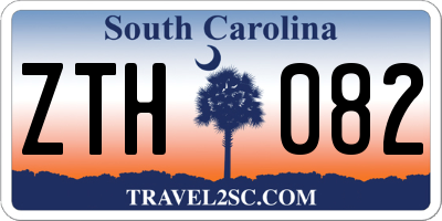 SC license plate ZTH082