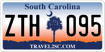 SC license plate ZTH095