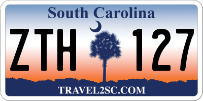SC license plate ZTH127
