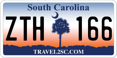 SC license plate ZTH166