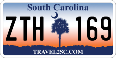 SC license plate ZTH169