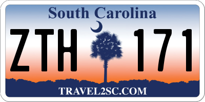 SC license plate ZTH171