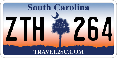 SC license plate ZTH264
