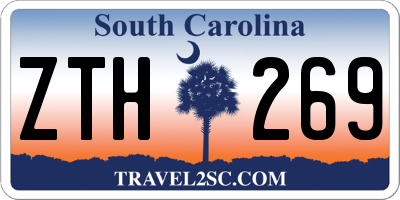 SC license plate ZTH269