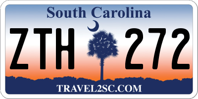 SC license plate ZTH272