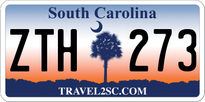 SC license plate ZTH273