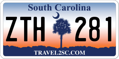 SC license plate ZTH281