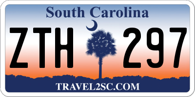 SC license plate ZTH297