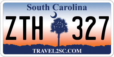 SC license plate ZTH327