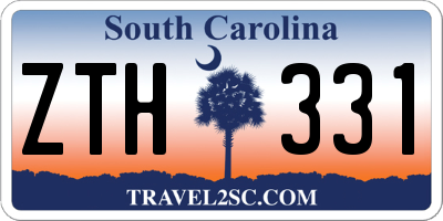 SC license plate ZTH331