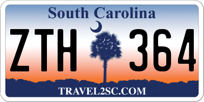 SC license plate ZTH364
