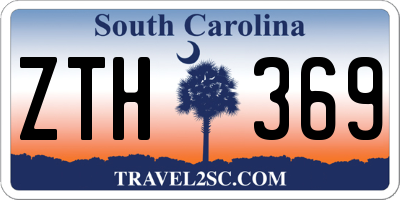 SC license plate ZTH369