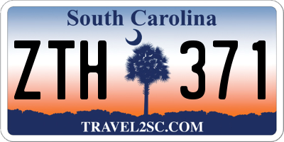 SC license plate ZTH371