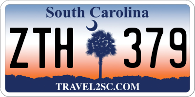 SC license plate ZTH379