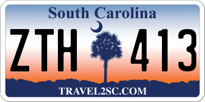 SC license plate ZTH413