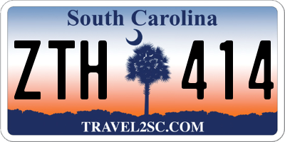 SC license plate ZTH414