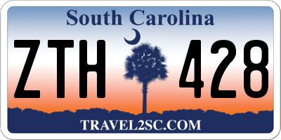 SC license plate ZTH428