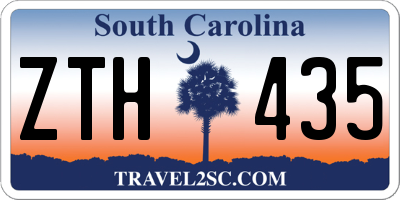 SC license plate ZTH435