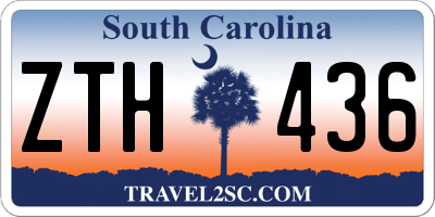 SC license plate ZTH436