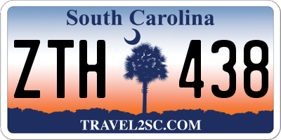SC license plate ZTH438
