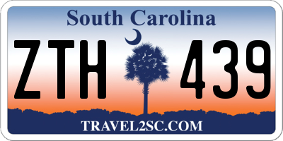 SC license plate ZTH439