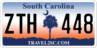 SC license plate ZTH448