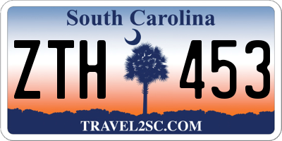 SC license plate ZTH453