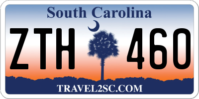 SC license plate ZTH460