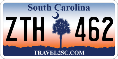 SC license plate ZTH462