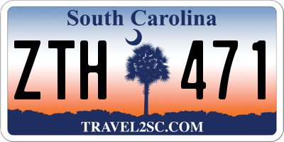SC license plate ZTH471