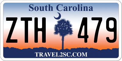 SC license plate ZTH479