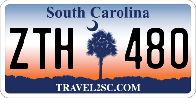 SC license plate ZTH480