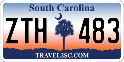 SC license plate ZTH483