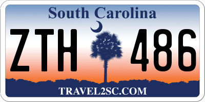 SC license plate ZTH486