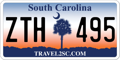 SC license plate ZTH495