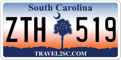 SC license plate ZTH519