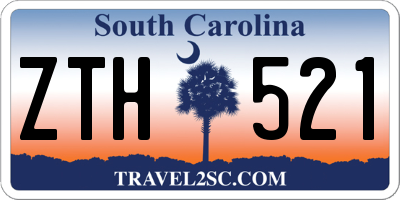 SC license plate ZTH521
