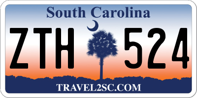 SC license plate ZTH524