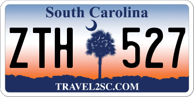 SC license plate ZTH527