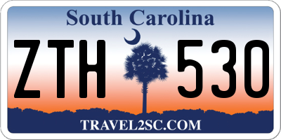 SC license plate ZTH530