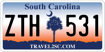 SC license plate ZTH531