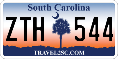 SC license plate ZTH544