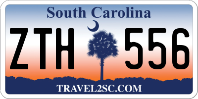 SC license plate ZTH556